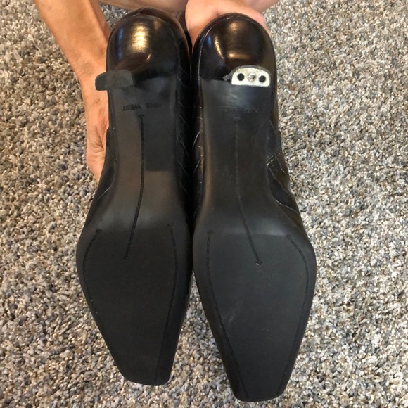 Nine West black leather booties - Picture 8 of 8